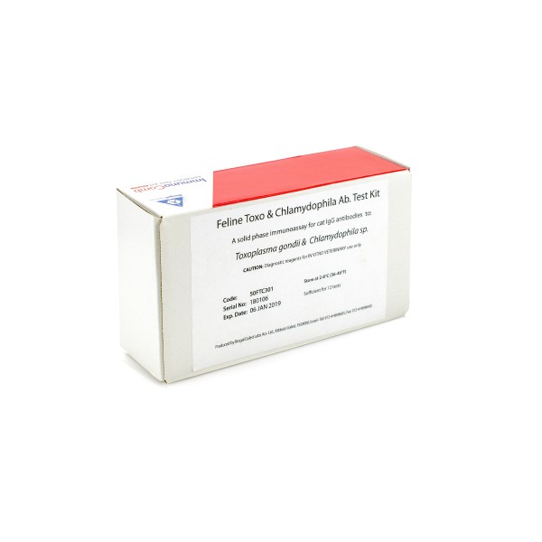 Anticuerpos Toxoplasma/ Chlamydophila  Caja con 12 Test