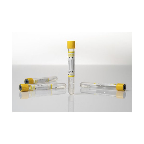 Tubos para Bioquímica Tapa amarilla 4ml Paquete con 100 con gel separador y activador de coágulo