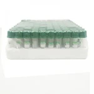 Tubos de Heparina  Minicollete Paquete con 100 unidades 1 ml