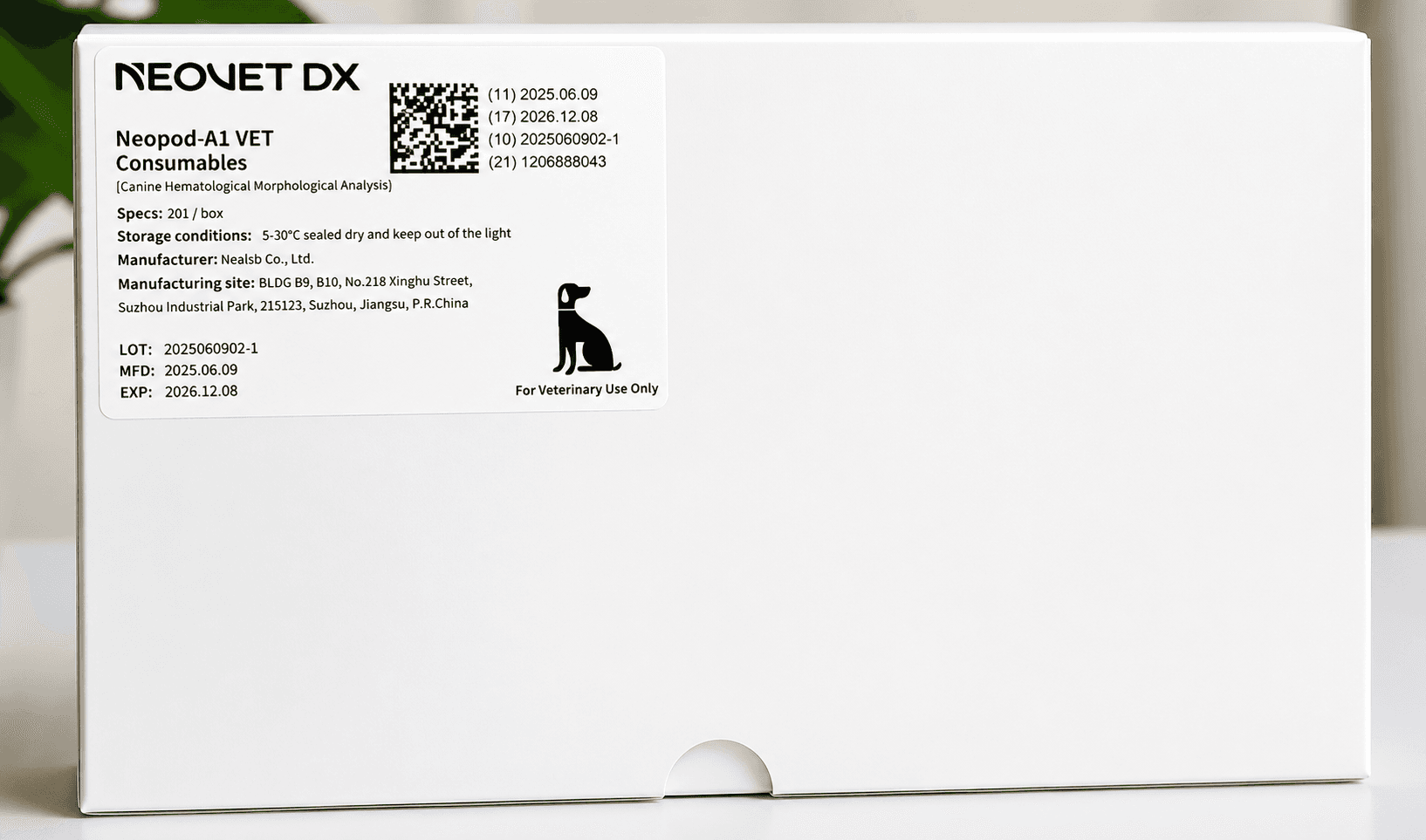 Neopod-AI Canino Hematología caja con 20 test